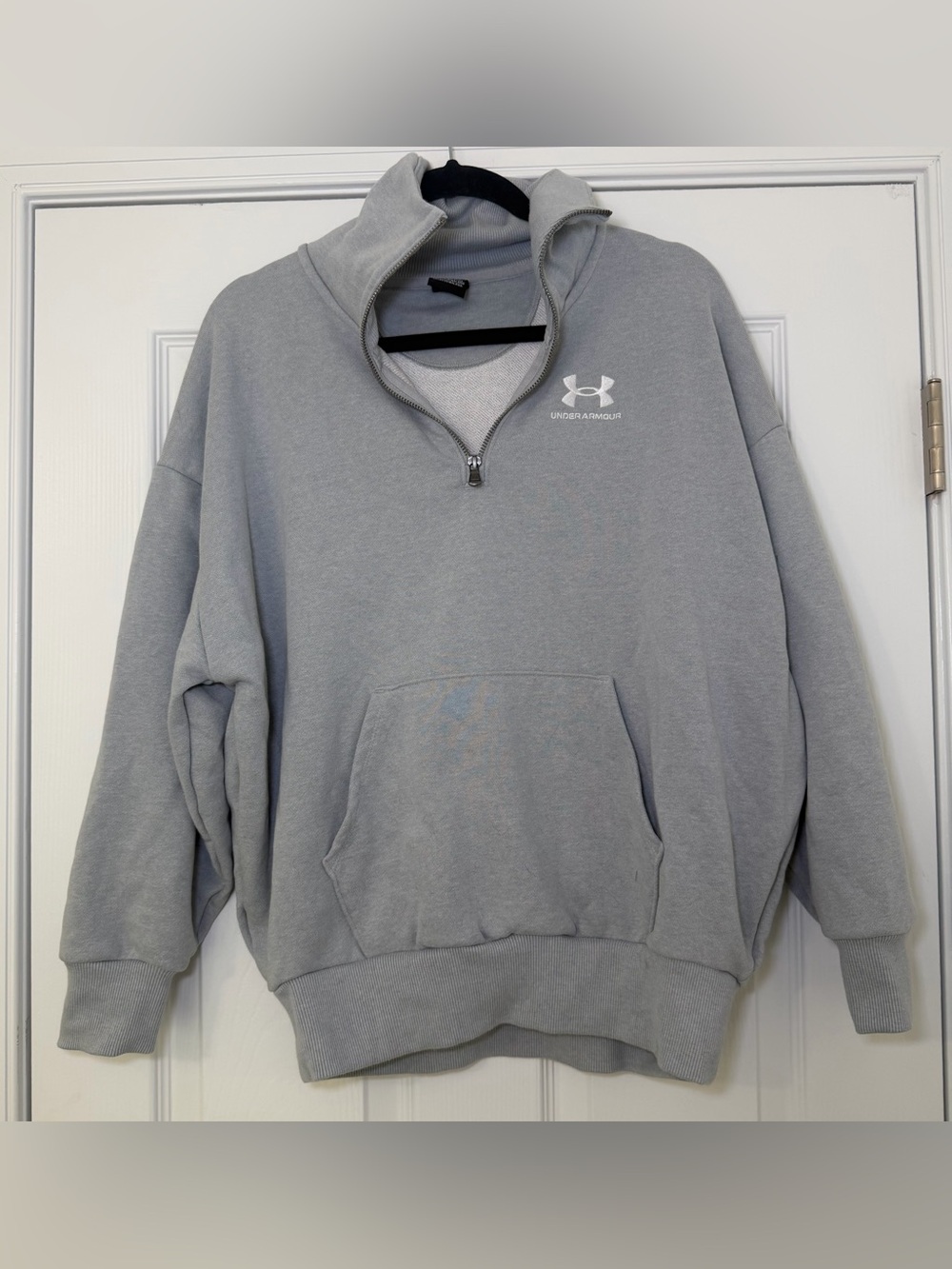 Under Armour Gray Quarter-Zip Pullover Sweatshirt